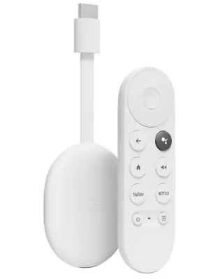 $98.95 • Buy Google Chromecast With Google TV 4K GA01919-AU Snow White 