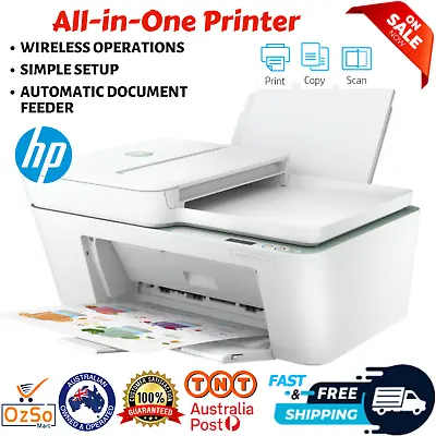 $111.64 • Buy HP DeskJet All-in-One Wireless Multi-function Home Office Printer Scan Copy