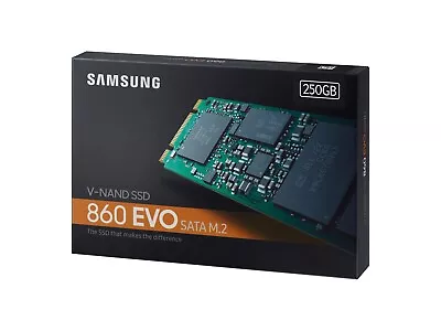 Samsung 860 EVO 250GB M2 V-NAND M.2 SSD 250GB MZ-N6E250 MZ-N6E250bw NEW • $149.99