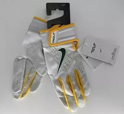 New Nike Trout Elite Batting Gloves BU Size L Men's RARE Style DH6465-131 • $69.97