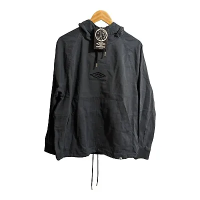 Pretty Green X Umbro Hooded Jacket Smock Mens XS Overhead Oasis Liam Gallagher • £80