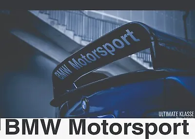 Sticker For BMW Sticker Motorsport Sticker GT Class 2 LTW  Rear Wing E30 E36 E46 • $10