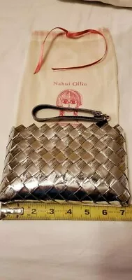 Nahui Ollin Silver Wrapper Wristlet With Zipper • $18