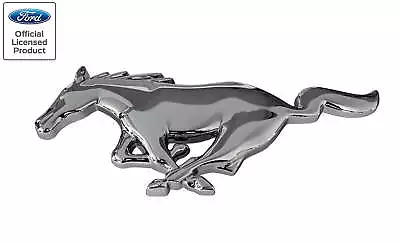 2005-2009 Ford Mustang 8  Chrome Running Horse Front Grille Emblem W/ Pins • $29.95