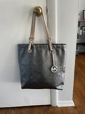 Used Michael Kors Tote Bag Metallic Gray EXCELLENT Condition • $75