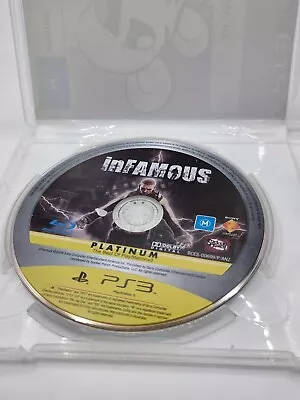 PS3 InFamous - Sony PlayStation 3 Game No Manual 2009 • $10.50