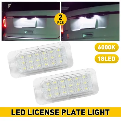 2X Full LED Rear Bumper License Plate Light Tag Lamp For 2013-2020 Ford Fusion • $12.15