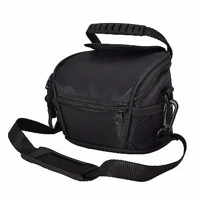 AAS Black Camera Case Bag For Panasonic Lumix DMC LZ20 LZ30 • £15.01