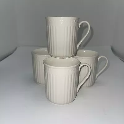 Mikasa Italian Countryside Coffee Tea Mugs Cups 3 3/4 Tall DD900 Set Of 4 • $29.99