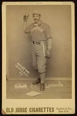 Harry Francis Vaughnthrowing Positionbaseball PhotoCatcherLouisvillec1889 • $9.99