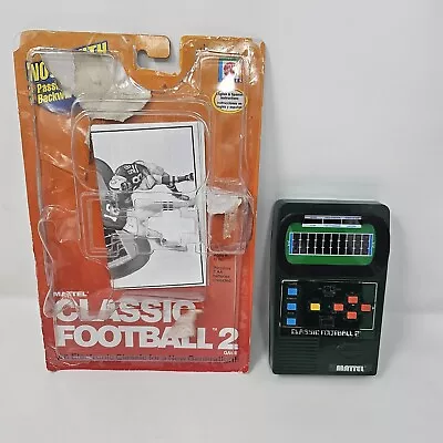 Mattel Classic Football 2 Handheld Electronic Video Game • $34.95