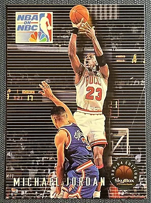1993-94 Skybox Michael Jordan #14 Chicago Bulls NBA On NBC Basketball Cards GOAT • $1.80