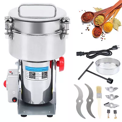 2KG Electric Herb Grinder Grain Cereal Wheat Powder Flour Grinding Machine 2000G • $99.99