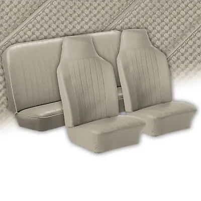 Basket Weave Seat Cover Set For 1968-1969 VW Beetle Sedan- Off White • $394.95