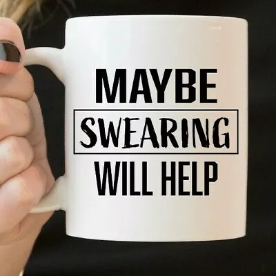 Swearing Mug Novelty Mug Accountant Bad Language Curse Word Funny Gift • £9.99