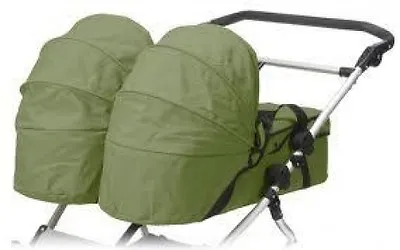 Mt Buggy 2009 Carrycot Moss Green For Double Stroller • $69