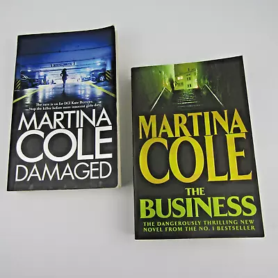 Damaged + The Business: Large Paperback Novels By Martina Cole: Thriller Crime • $22.95