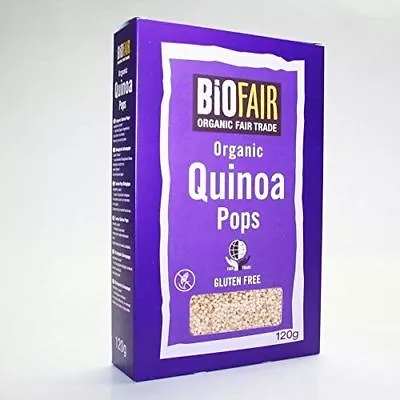 £11.87 • Buy Bio Fair Organic Quinoa Pops Fair Trade 120g
