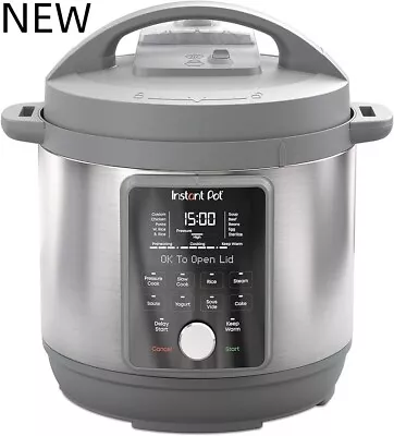 Instant Pot Duo Plus 8-Quart Whisper Quiet 9-in-1 Electric Pressure Cooker NEW • $140.95