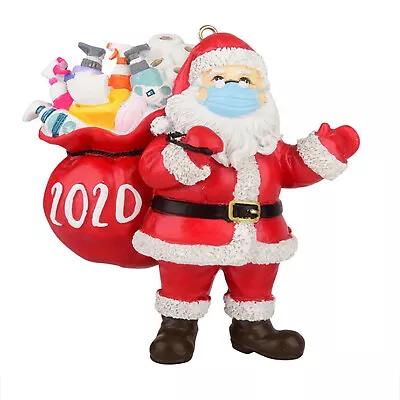 Christmas Santa Claus Figurine Decoration Xmas Ornament   Decor B8P2 • $10.49