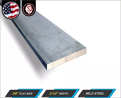 3/8  X 2-1/2  Steel Flat Bar - Metal Stock - Mild Steel - 11  Inch Long • $10