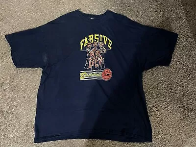 Fab Five University Of Michigan Basketball Retro Caricature 2XL XXL T Shirt • $9.98