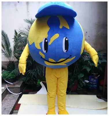 The Earth Mascot Costume Suits Adults Size Fancy Party Dress Protect Environment • $418.53