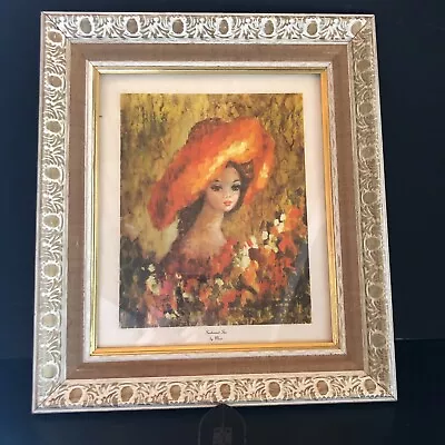 Vintage Maio Framed Print Mid Century Modern • $34.99