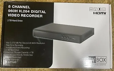 W Box 8 Channel 960H H.264 DVR 2TB Hard Drive Included ( New Sealed In The Box) • $199