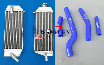 For Yamaha YZ426F YZF426 YZ450F YZF450 2001-2005 Aluminum Radiator & Hose BLUE • $71.99