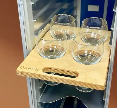 Dappr Trolley Insert For Airline Cart Including 4 Large Gin Glasses / Galley • £95