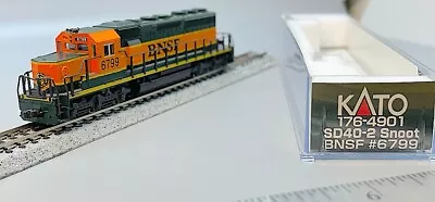 BNSF 6799 Kato SD40-2 Snoot Nose W/dcc=6799 MT Truck/couplers • $150