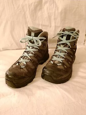 Salomon Ladies Gortex Contragrip Walking Boots Size UK 6 • £10