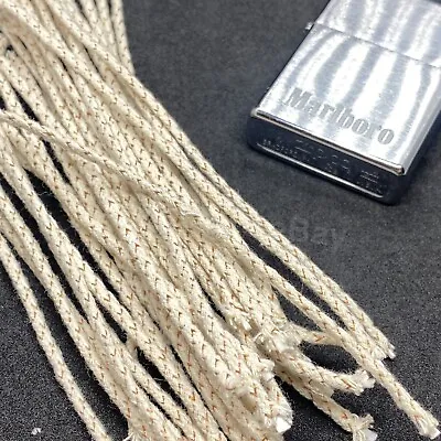 100pcs Copper Wire Cotton Core Wicks For Zippo Lighter - Superior Flame Burning • $12.89