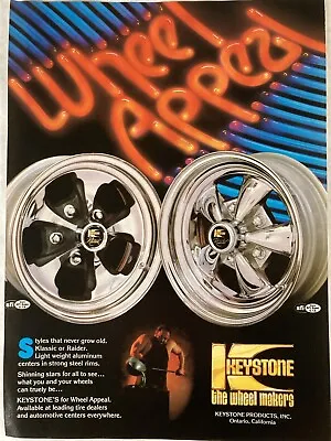 1979 Keystone Mag Rims Wheels Print Ad Klassic Raider • $11.99