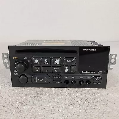 97-00 Corvette C5 Radio Stereo CD Player Am/Fm 09380781 Oem AA7063 • $121.68