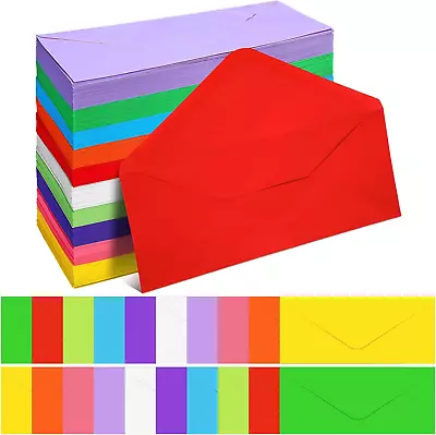 500 Pcs #10 Business Envelopes Adhesive Standard Envelopes Colored Envelopes For • $51.99