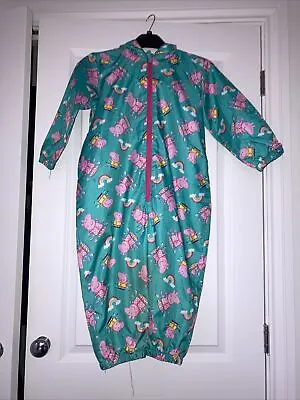 £2.99 • Buy Kids - Girl Peppa Pig George Waterproof Puddle Suit Unisex Red Age 5-6