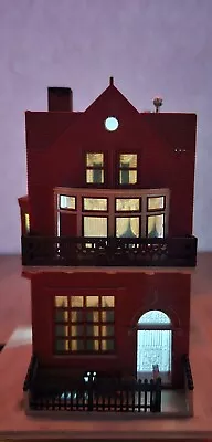 New Built Ho Town House For Train Layout Interior Lighting People Grilling Nice • $59.95