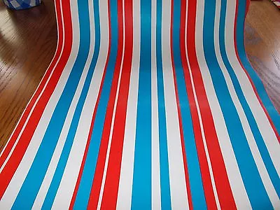 VINTAGE CHRISTMAS STORE WRAPPING PAPER GIFT WRAP PATRIOTIC  2 YARDS 4th OF JULY • $7.99