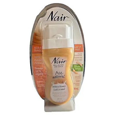 Nair Hair Remover Microwave Roll On Wax Milk & Honey 100ml NEW SEALED • $15.17