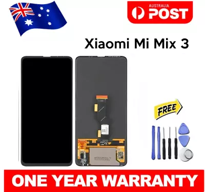 OEM Xiaomi Mi Mix 3 AMOLED LCD Display Touch Screen Digitizer Replacement BLACK • $94.50