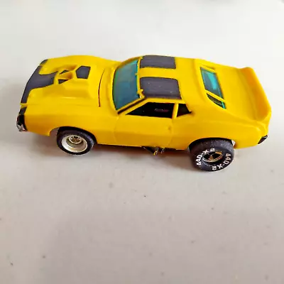 AFX Aurora Slot Car Javelin Pro Stock Yellow #1765 Vintage • $49.95