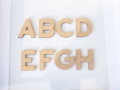 Font Falco MDF Wooden Letters Custom Cut Letters Names Words • $1.50
