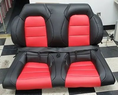 Ford Mustang 2015-2023 Iggee S.leather Custom Fit Rear Seat Covers 13 Colors • $199