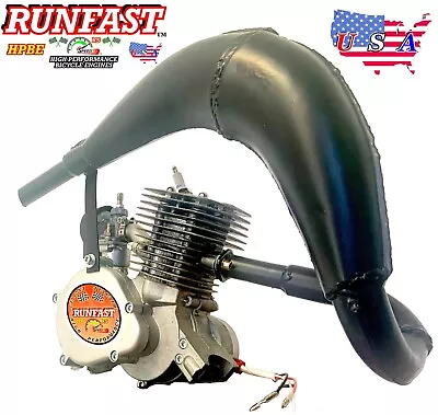 100cc 2 Stroke Real YD100 Motorized Bicycle Engine Motor With FASTER MUFFLER • $159.99