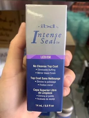 IBD Intense Seal LED/UV Gel Top Sealer 0.5 Oz - Best Top Coat For Acrylic • $11.99