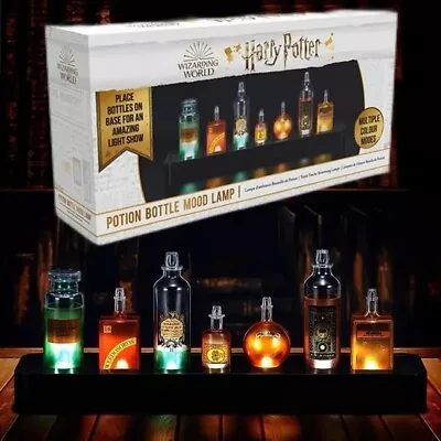 HARRY POTTER Snape Potions Mood Sound/Voice Control Lamp Bottles RARE • $39.99