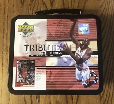 1999 Upper Deck Tribute To Michael Jordan Lunch Box (no Cards) Limited Edition • $36