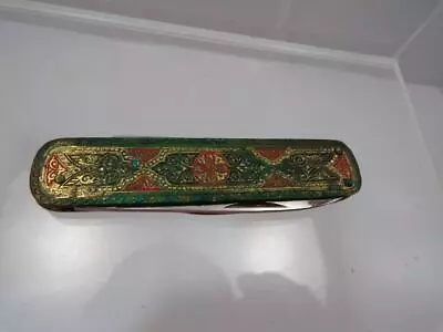 Moede Rostfrei Solingen Folding Pocket Knife With Moorish Designed Scales   1Q40 • $39.95